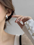 Lianfudai 2024 New Original Chic Leaf Earrings