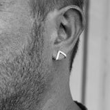 Lianfudai jewelry for men hot sale new Men Earring Studs Gift for Him Earrings for Men Birthday Men Acrylic Jewelry