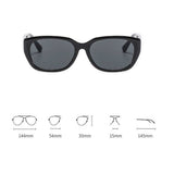 Lianfudai  Summer Square Frame Sunglasses New UV400 Fashion Sun Shade Eyewear Travel Beach Eyewear Outdoor Cat Eye Sun Glasses Glasses