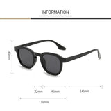 Lianfudai  Punk Outdoor Sunglasses Travel Simple Decoration Accessories Driving Glasses Sun-Protective Fishing Sunglasses for Women Man Glasses