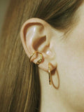 Lianfudai 2024 New High-End Irregular Ear Clips