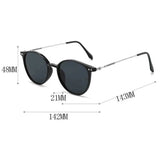 Lianfudai  Circle Round Sunglasses Trendy Summer Vintage Hippie Glasses UV Protection Retro Shades for Women Men Glasses