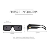 Lianfudai  Trendy Unisex Square Frame Sunglasses Fashionable UV400 Protection Beach Sunshade Black Shades Perfect for Daily and Photography Glasses