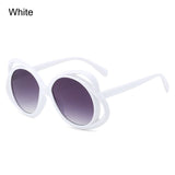 Lianfudai  Luxury Designer Floral Sunglasses Trendy Fun Fashion UV400 Rave Party Glasses Shades for Women Glasses