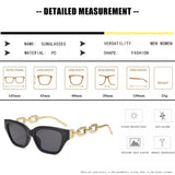 Lianfudai  Punk Sunglasses Block Glare High Definition Vision Black Shades Glasses UV Protection Eye Protection Eyewear for women man Glasses