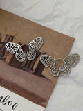 Lianfudai 2024 New Original Stylish Butterfly Shaped Diamond Earrings