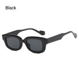 Lianfudai  Ins Trending Small Rectangle Sunglasses Candy Colors Beach Travel Streetwear Shades UV400 Protection Eyewear for Women & Men Glasses