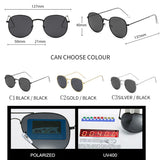 Lianfudai Remotenasa Men Metal Polarized Sunglasses Women Vintage Sun Glasses Female Fashion Square Eyeglasses Brand Designer UV400 Gafas De Sol 2024 Glasses