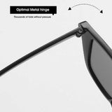 Lianfudai  Vintage Cat Eye Sunglasses New Women Men Fashion Sun Shade Glasses Irregular Frame Beach Eyewear Square Sun Glasses Glasses