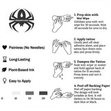 Lianfudai Pterosaur temporary tattoo sticker, waterproof magic tattoo, lasts to 15 days fake tattoo, semi permanent tattoo