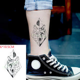 Lianfudai Waterproof Temporary Tattoo Sticker Totem Small Lovely Snake Animal Fake Tatto Flash Tatoo  Hand Leg Arm Back for Men Women