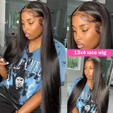 Lianfudai HD Lace Frontal Wig 28 30 inch Straight Human Hair Wigs 220% 13x4/6 Transparent Lace Front Wigs 5x5 Human Hair Lace Closure Wigs