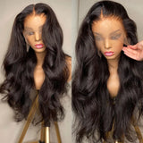 Lianfudai Body Wave Lace Wigs For Women Human Hair 4x4 5x5 Lace Closure Wig 30 32 34 Inch 13x4 13x6 Lace Frontal Wig Deep Wave Frontal Wig