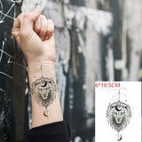 Lianfudai Waterproof Temporary Tattoo Sticker Totem Small Lovely Snake Animal Fake Tatto Flash Tatoo  Hand Leg Arm Back for Men Women