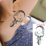 Lianfudai Waterproof Temporary Tattoo Sticker Totem Small Lovely Snake Animal Fake Tatto Flash Tatoo  Hand Leg Arm Back for Men Women