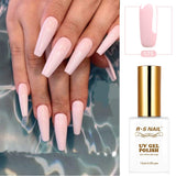 Lianfudai No.175 Gel Polish Baby Pink Nails Design UV Semi Permanent Manicure Nail Art Gel Varnishes Hybrid Need Base Gel Top Coat