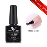 Lianfudai Venalisa Nail Gel Polish Jelly Color HEMA FREE Nude Pink Semi Permanent Soak Off UVLED Gel Nail Polish Sparkle Gel Varnish