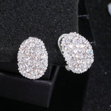 Lianfudai Classic Design Romantic Jewelry 2024 Fashion AAA Cubic Zirconia Stone Stud Earrings For Women Elegant Wedding Jewelry Gift WX023