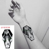 Lianfudai Waterproof Temporary Tattoo Sticker Totem Small Lovely Snake Animal Fake Tatto Flash Tatoo  Hand Leg Arm Back for Men Women