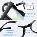 Lianfudai Anti Blue Light Reading Glasses For Women Men TR90 Flexible Frame Spring Hinge Computer Presbyopia Eyewear Female UV400