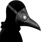 Lianfudai PU Steampunk Bird Plague Doctor Mask Long Nose Beak Mask Retro Cosplay Masks Party Carnival Costume Props Accessories