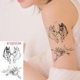 Lianfudai Waterproof Temporary Tattoo Sticker Totem Small Lovely Snake Animal Fake Tatto Flash Tatoo  Hand Leg Arm Back for Men Women