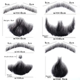 Lianfudai Lace False Beard Invisible A Handsome Man Real Hair Indispensable Fake Moustache Mustache Male Facial Hair