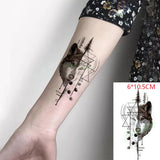 Lianfudai Waterproof Temporary Tattoo Sticker Totem Small Lovely Snake Animal Fake Tatto Flash Tatoo  Hand Leg Arm Back for Men Women