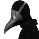 Lianfudai PU Steampunk Bird Plague Doctor Mask Long Nose Beak Mask Retro Cosplay Masks Party Carnival Costume Props Accessories