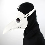 Lianfudai PU Steampunk Bird Plague Doctor Mask Long Nose Beak Mask Retro Cosplay Masks Party Carnival Costume Props Accessories