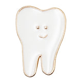 Lianfudai 1pc/ 3pcs Dental Teeth Shape Gift Dentist Hygienist Pin Accessories Adornment Tooth Shape Brooch Decoration Molar Badge