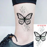 Lianfudai Waterproof Temporary Tattoo Sticker Totem Small Lovely Snake Animal Fake Tatto Flash Tatoo  Hand Leg Arm Back for Men Women