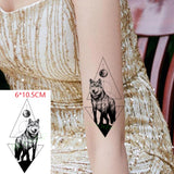 Lianfudai Waterproof Temporary Tattoo Sticker Totem Small Lovely Snake Animal Fake Tatto Flash Tatoo  Hand Leg Arm Back for Men Women