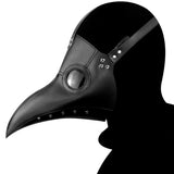 Lianfudai PU Steampunk Bird Plague Doctor Mask Long Nose Beak Mask Retro Cosplay Masks Party Carnival Costume Props Accessories