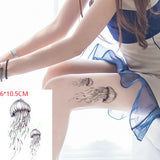 Lianfudai Waterproof Temporary Tattoo Sticker Totem Small Lovely Snake Animal Fake Tatto Flash Tatoo  Hand Leg Arm Back for Men Women