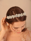 Lianfudai Trendy Preal Rhinestone Bridal Crown Diamonds Handmade Wedding Hair Accessories Bridesmaid Hair Jewelry Tiaras Fashion Headdress