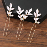 Lianfudai - Hair Pins Hair Accessories For Women Wedding Accessories Hair Clips Jewelry Pearl Rhinestone Flower Hair Clip Pins Headpiece