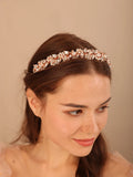 Lianfudai Trendy Preal Rhinestone Bridal Crown Diamonds Handmade Wedding Hair Accessories Bridesmaid Hair Jewelry Tiaras Fashion Headdress