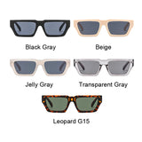 Lianfudai Square Sunglasses Man Small Frame Male Sun Glasses Retro Mirror Fashion Hip Hop High Quality Lunette De Soleil Homme