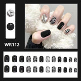 Lianfudai Blooming Gradient Piece Removable Finished Wear Nail Art