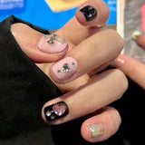 Lianfudai Blooming Gradient Piece Removable Finished Wear Nail Art