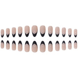 Lianfudai Beautiful French Pack Manicure Fake Patch Nail Art