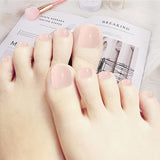 Lianfudai Beauty Jelly Glue Short Fake Patch Nail Art