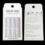 Lianfudai Beauty Piece Blister Paper Box Finished Plastic Inner Nail Art