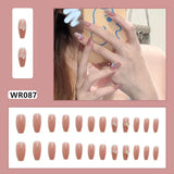 Lianfudai Blooming Gradient Piece Removable Finished Wear Nail Art