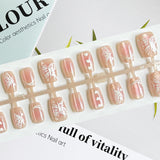 Lianfudai Cat's Wear Love Butterfly Relief Pure Desire Nail Art