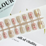 Lianfudai Cat's Wear Love Butterfly Relief Pure Desire Nail Art