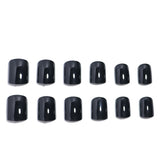 Lianfudai Color Short Black Wear Finished Fake Nail Stickers