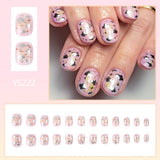 Lianfudai Bronzing Cloud Asterism Short Wear European Nail Art