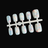 Lianfudai Aurora Jellyfish Cat Wear Handmade Prefabricated Film Full Size Nail Art